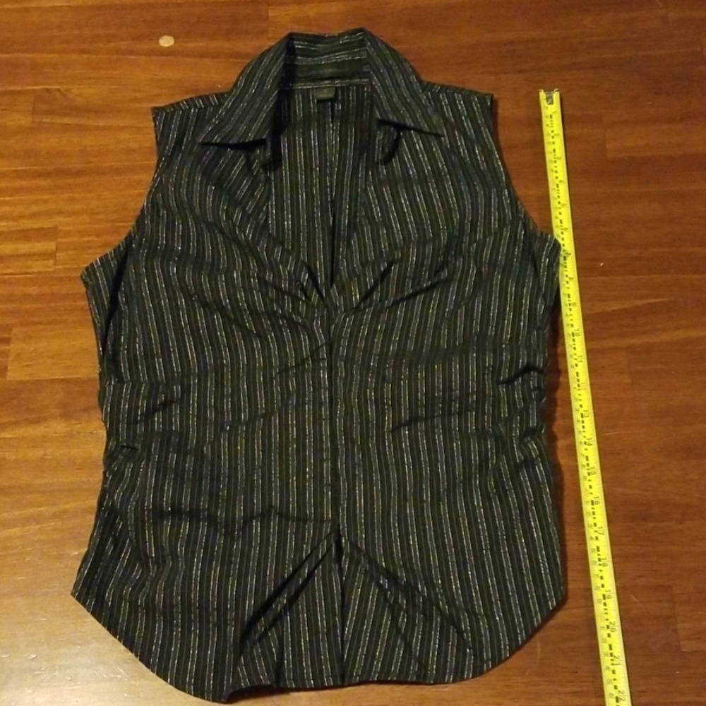 Express Tank with Collar and Ruching